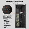 VEVOR 10-12 Rifles Gun Safe, Rifle Safe with Lock & Digital Keypad, Quick Access Tall Gun Storage Cabinet with Removable Shelf