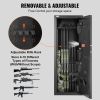 VEVOR 8-10 Rifles Gun Safe, Rifle Safe with Lock & Digital Keypad, Quick Access Tall Gun Storage Cabinet with Removable Shelf