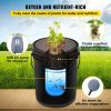 VEVOR DWC Hydroponic System, 5 Gallon 8 Buckets, Deep Water Culture Growing Bucket, Hydroponics Grow Kit with Pump, Air Stone and Water Level Device