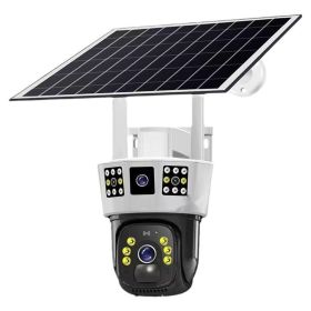 Solar Binocular Three-screen Surveillance Camera (Option: WIFI Version-Wifi-4 Million)