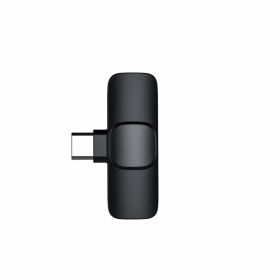 Wireless Lavalier Microphone Two In One Live Recording For Apple Android Mobile Outdoor Shooting Noise Reduction Wheat Microphone Christmas Gift For W (Applicable People: TYPE-C Interface, Color: K8 Wireless Microphone One For One)