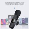 Wireless Lavalier Microphone Two In One Live Recording For Apple Android Mobile Outdoor Shooting Noise Reduction Wheat Microphone Christmas Gift For W